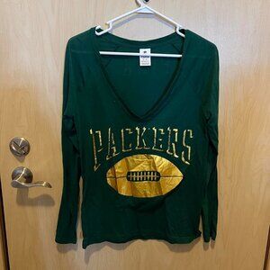 VS pink packers shirt
